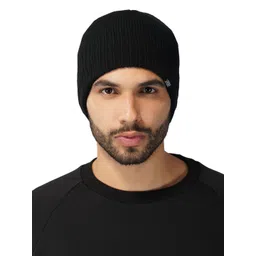 iSWEVEN Black Slouchy Beanie image 2