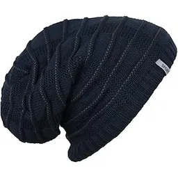 isweven Mens Womens Hat Beanie Cap, Unisex Winter Warm Knitted Hats, Fleece Lining Slouch Skull Beanies Caps for Men Women (4082)-picture-25