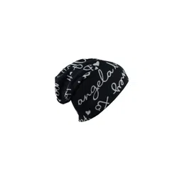 iSWEVEN Unisex Black & Grey Printed Beanie-picture-26