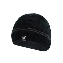 iSWEVEN Unisex Black & Grey Wool Beanie-picture-24