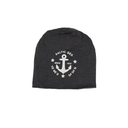 iSWEVEN Unisex Grey & White Printed Beanie-picture-39
