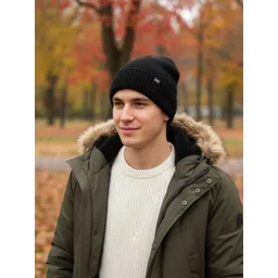 iSWEVEN Unisex Woollen Beanie-picture-14