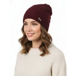 iSWEVEN Unisex Woollen Beanie-picture-11