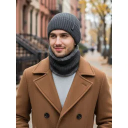 iSWEVEN Unisex Woollen Beanie-picture-21