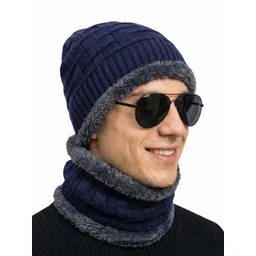 iSWEVEN Unisex Woollen Beanie-picture-35