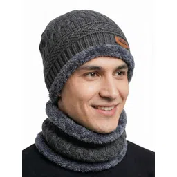 iSWEVEN Unisex Woollen Beanie-picture-29