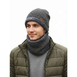 iSWEVEN Unisex Woollen Beanie image 2
