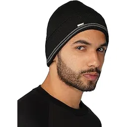 isweven Winter Cap for Men & Women | Inside Fur Woolen Unisex Beanie Cap | Men's and Women's Warm Winter Hat Unisex-Adult Soft Wool Slouchy Stylish Skull Beanie Cap (WC4136, Free Size)-picture-25