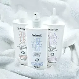 Italian Beauty Extracts | Home Hair Care Kit | With MIRACLES20 No-Rinse Regenerating Hair Conditioner + lamillar Conditioner For Dull, Frizzy, And Devitalized Hair + Timeless Multi-Purpose Repairing Shampoo For All Hair Types | Each 250ml Packed |-picture-52
