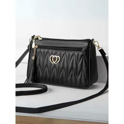 ITALISH Women Embellished Leather Structured Sling Bag-picture-13