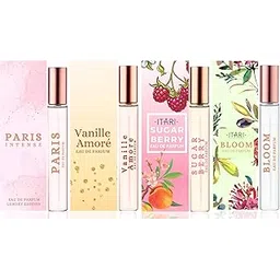 Itari Perfume Gift Set for Women | Eau De Parfum | Long Lasting EDP Fragrance Combo Set Gift Pack Sugar Berry(Fruity), Bloom (Floral), Sweet(Paris), Vanille Amore (Vanilla) (4x16ml)-picture-11