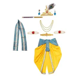 itsmycostume Print Satin A-Line Dress-picture-45