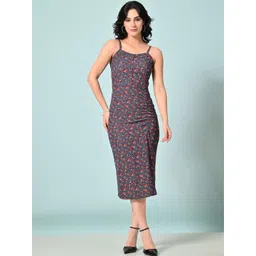 IUGA Floral Bodycon Dress-picture-39