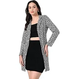 iuga Printed Women Solid Front Open Neck Shrug (467)-picture-34