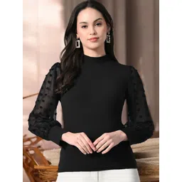 IUGA Puff Sleeve Top-picture-23