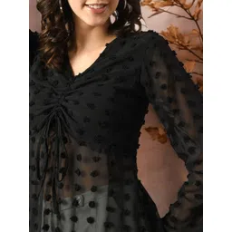 IUGA Puff Sleeve Top image 4