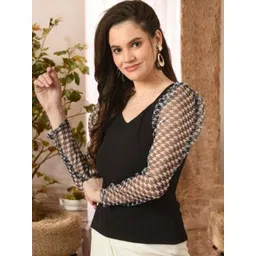 IUGA Puff Sleeve Top image 2