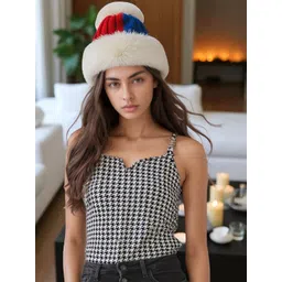 IUGA Women Checked Shoulder Straps Top-picture-15