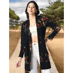 IUGA Women Printed Longline Ethnic Shrug-picture-38