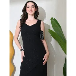 IUGA Women Sweetheart Neck Midi Bodycon Dress image 2