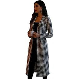 iuga Women’s Long Shrug with Pockets – Stylish Open Front Winter Layer for Casual & Office Wear-picture-49