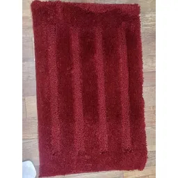 IVAZA Red Microfibre 1400 GSM Bath Rugs-picture-17