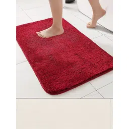 IVAZA Red Microfibre 1400 GSM Bath Rugs-picture-14