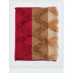 IVAZA Red Microfibre 1400 GSM Bath Rugs-picture-22