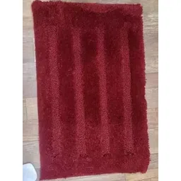 IVAZA Red Microfibre 1400 GSM Bath Rugs image 3