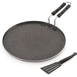 ivbox Rio-Spatter Induction Base 300mm Non-Stick Multi-Purpose Aluminium Tawa 30 cm diameter-picture-9
