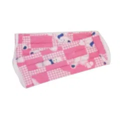 Ivillage Small Cotton Fabric Pink Baby Print Face Mask for Kids Set Mask01S_Printed5 (Pack of 100)-picture-14