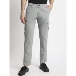 IVOC Men Classic Slim Fit Cargos Trousers-picture-10