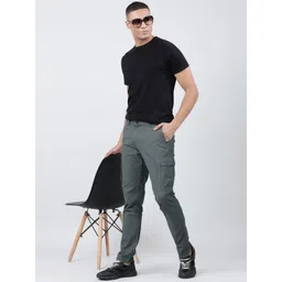 IVOC Men Classic Slim Fit Cargos Trousers image 4