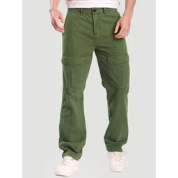 IVOC Men Straight Fit Mid-Rise Cotton Cargos-picture-37