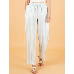 IX IMPRESSION Women Striped Regular Trousers-picture-18