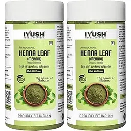 IYUSH Herbal Ayurveda Henna powder For Hair - (pack of 2) 100 gm each-picture-11