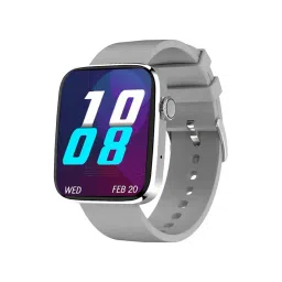 IZI Smart Calling GPS Smartwatch with Silicone Band (Silver and Grey)-picture-15