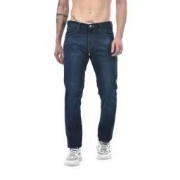 Izod Dark Blue Straight Fit Jeans-picture-27