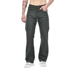Izod Dark Green Boot Cut Fit Jeans-picture-11