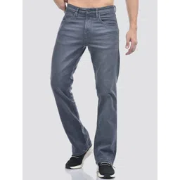 IZOD Men Bootcut Fit Mid-Rise Light Fade Stretchable Jeans-picture-17