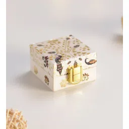 izzhaar Wedding and Engagement Gold Wooden Decorative Box-picture-12