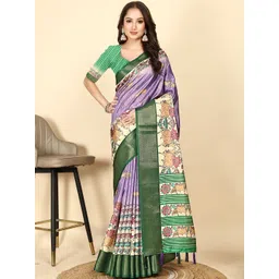 J 6 DESIGNER Ethnic Motifs Printed Woven Design Saree-picture-21