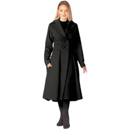 j a h a a n c h o i c e Women’s Polyester Full Sleeve Solid Winter Long Length Overcoat-picture-17