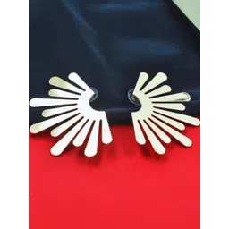 j & c fashion arena J & C Fashion Are Stainless Steel Gold-Plated Earrings-picture-26