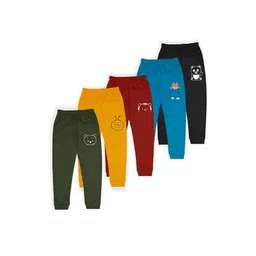 j & jp Pack of 5 Joggers with Graphic Print-picture-38