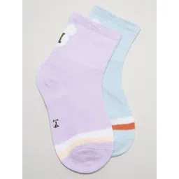 J Style Kids Pack of 2 Patterned Above Ankle Length Socks-picture-30