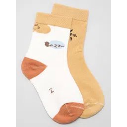 J Style Kids Pack of 2 Patterned Ankle-Length Socks-picture-25