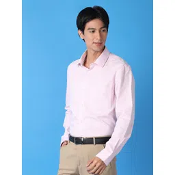 J White by Vmart Men Classic Spread Collar Solid Cotton Formal Shirt image 4