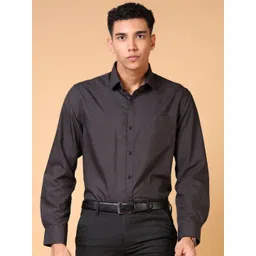 J White by Vmart Men Slim Fit Spread Collar Solid Cotton Formal Shirt-picture-39