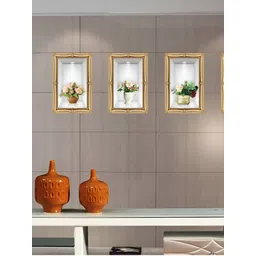 Jaamso Royals 4-Pcs White & Pink Self-Adhesive & Waterproof Wall Sticker-picture-31